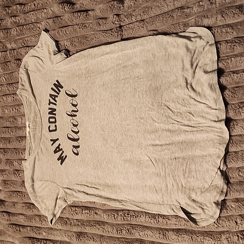 "MAY CONTAIN ALCOHOL" shirt